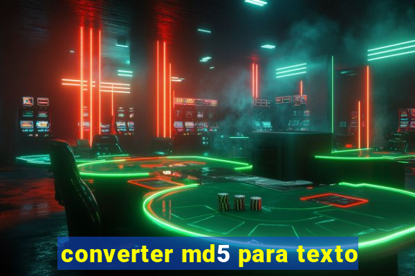 converter md5 para texto